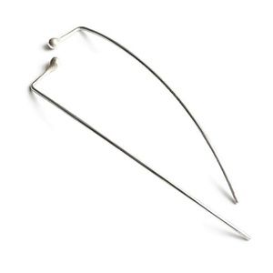 925 Sterling Silver Long Bud Threader Earrings